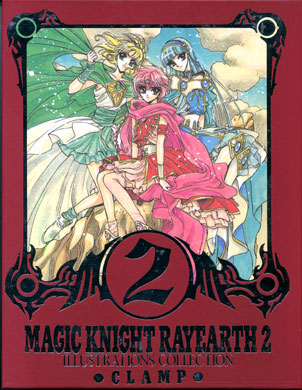RAYEARTH Magico Knight Scenario Collezione 1-4 Morsetto Arte Libro 